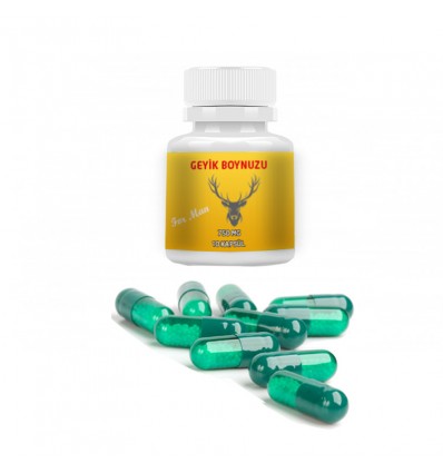 Geyik Boynuzu Ginseng Karışımlı Kapsül