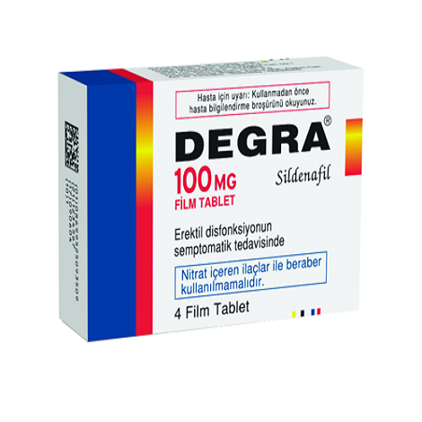 Degra 100 mg 4 Tablet