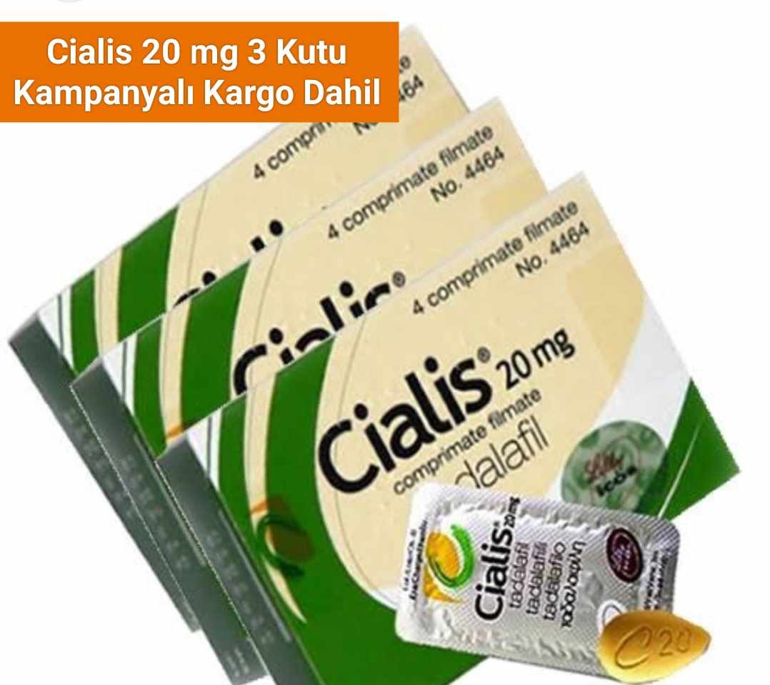 Cialis 20 mg 4 Lü Tablet 3 Kutu Kampanyalı Kargo Dahil